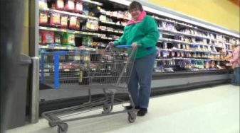 Walmart Pranks: Climbing into peoples carts! Police come!